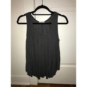 Dark Gray Flowy Tank